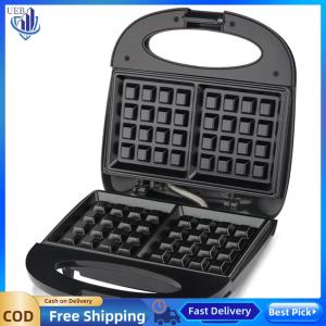[Ueb Wholesale Center]เครื่องทำวาฟเฟิลเครื่องทำวาฟเฟิลเบลเยียม Non Stick Chaffle Maker Anti-scalding มินิเครื่องทำวาฟเฟิลเครื่องสำหรับวาฟเฟิลแซนวิช