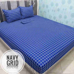 Sepray Sprei Set Bantal Gulig Kasur Ala Korean Motif Aesthetic Kotak Hitam Minimalis Ukuran King Size 180x200 160x200 Katun
