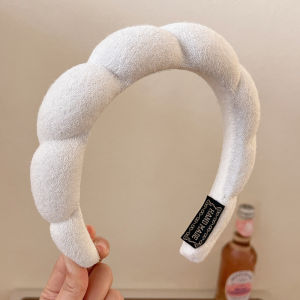 Fashion Colorful Cloud Sponge Hair Band Face Cleansing Makeup Removal Headband Womens Headband Headwear