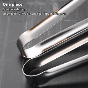 pamelaea Barbecue Clip Grill Tongs 304 Stainless Steel Meat Food Clip Cooking Utensils BBQ Baking Kitchen Accessories Camping Supplies