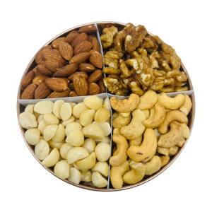 4-in-1 Nuts & Nuts- macadamia  cashews  almonds  walnuts (500grams) in can- ideal for gift - Imported Nuts