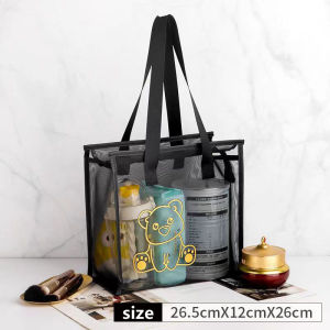 Korean Fashioh Clear Handbag Waterproof Totebag PVC Transparent Jelly Bags High Quality Thick Large Capacity Sling Bag