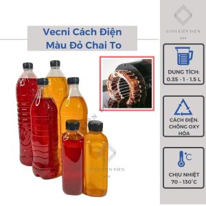Sơn cách điện cách nhiệt 15 lít chuyên cho motor keo tẩm động cơ vecni cách điện biến áp SCD35010001500ML