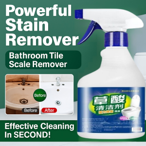 Oxalic Acid Cleaner Powerful Stain Removal Cleaner Multi-Purpose Toilet Bowl Bathroom Tile Stain Remover Remove Odors