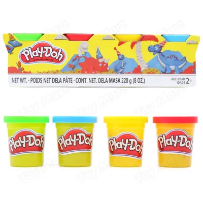 4in1 Safe and Non-Toxic Colored Play-doh for Kids