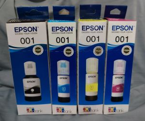 001 INK BOTTLED WITH BOX COMPATIBLE TO PRINTERS: ● EcoTank L4150 EcoTank L4160 EcoTank L4260 EcoTank L4266EcoTank L6160 EcoTank L6170 EcoTank L6190 EcoTank L6260