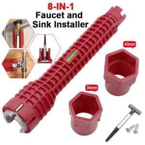 NEXA Multifunctional Faucet & Sink Installer Tool Water Double End Wrench Basin Bottom Pliers Sleeve Bath