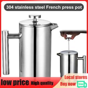 【New Arrival】 Insulated Coffee Maker with Micro-Filter French Press Tea Maker for Home Travel