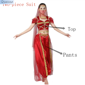 Exotic Indian Belly Dance Noble Jasmine Princess Cosplay Stage Performance Dancers Festival Performance Clothing