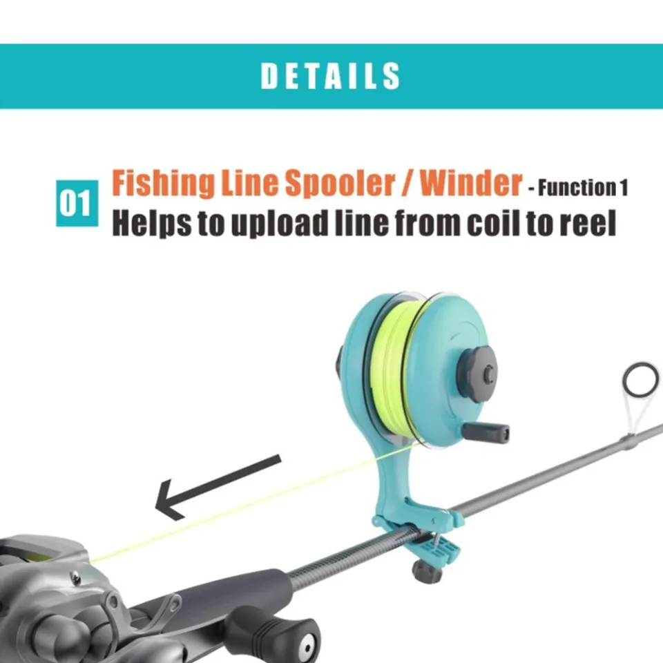Fishing Rod Winding Device Lightweight Reeling Thread Wrapper Tool