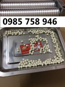 Máy làm viên tròn làm trân châu kẹo nhãn bánh cà viên thuốc khuôm inox