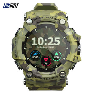 LOKMAT ATTACK Smart Watch Men Fitness Tracker Sports Functions relojes intelligences Smartwatch waterproof wristband