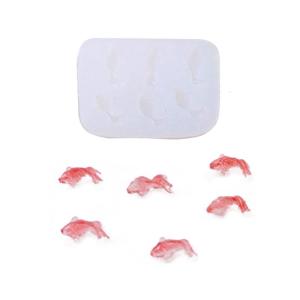 Festive Carp Shaped Silicone Baking Tool High Temperature Resistance For Creative Dessert Preparation Birthday Party Supplies