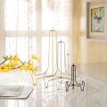 Dudukan Piring Hias/Sandaran Piring/Hias Pajangan/Stand Holder Piring/Piring Pajangan/Kaki / Dudukan - 8 Inch. 