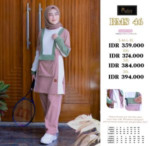 SETELAN OLAHRAGA MUSLIMAH / Believe Muslim Sport / BMS 46 New