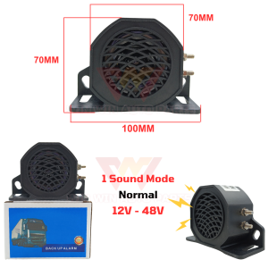 12V~48V Universal (Tanduk Amaran Pembalikan) Backup Alarm/Reverse Horn/Siren Lorry/Truck/Lori/4x4 Cars 3 Sounds/Standard Sound/Safety/Warning Music
