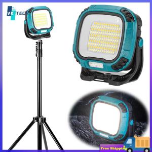 [ VKTECH ] LED Camping Flashlight Portable Floodlight Multi Light Modes Cordless Emergency Light Camping Torch for Garage Repairing