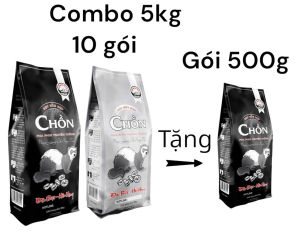 ( 5kg) Cà phê CHỒN ( mua 5kg tặng 1 gói 500g )