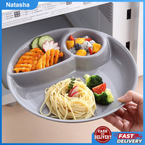 3/4/5 Grid Breakfast Plate Divided Portable Barbecue Picnic Tray Portion Control Plate Healthy Eating For Adults Kids Dinner Plate