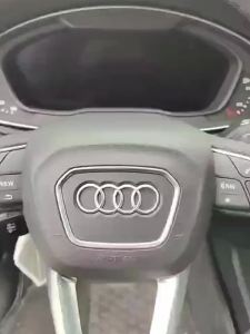 Kaly Hand-Stitched Wheel Cover for Audi A4 B9 8W Q5l Q7 Q3 Q8 SQ5 A6L A7 A8 Car Steering Wheel Cover DIY Leather Car Accessory 2Z5B1