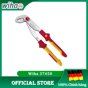 Kìm Mỏ Quạ/ Kìm Kẹp Ống 250mm Cách Điện 1000 Volt WIHA 37450 [Chính hãng Đức/ Germany]