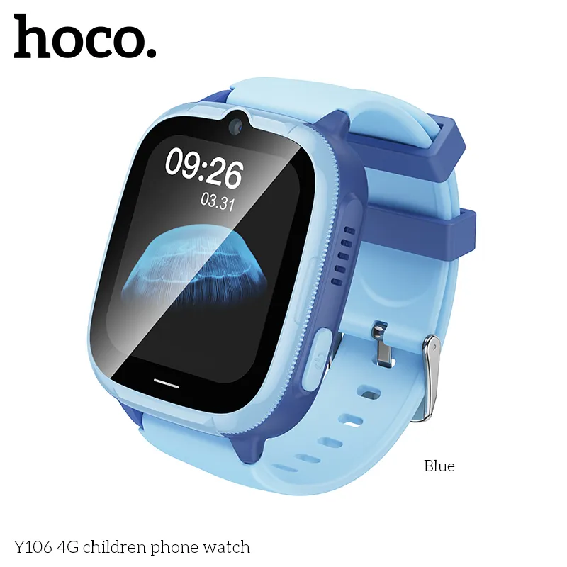 Hỗ trợ tiếng Việt】HOCO Y106 Đồng hồ thông minh trẻ em Boy Girl Universal 4G
