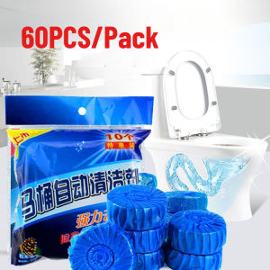 30/60PCS Toilet Cleaner Rose Scent Deodorizer Toilet Cleaner Household Cleaning Toilet Air Freshener