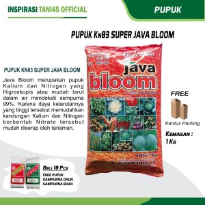 pupuk java bloom/obat pertanian java bloom/kn03 java bloom/java green 1kg bloom/pupuk daun java bloom/Pupuk Java Bloom 1kg KNO 03 pupuk Pembesar Buah By Java