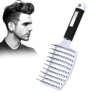Curved Vented Brush Anti-Static Comb Wet Dry Hair Hairdressing Styling Tools for Men Women