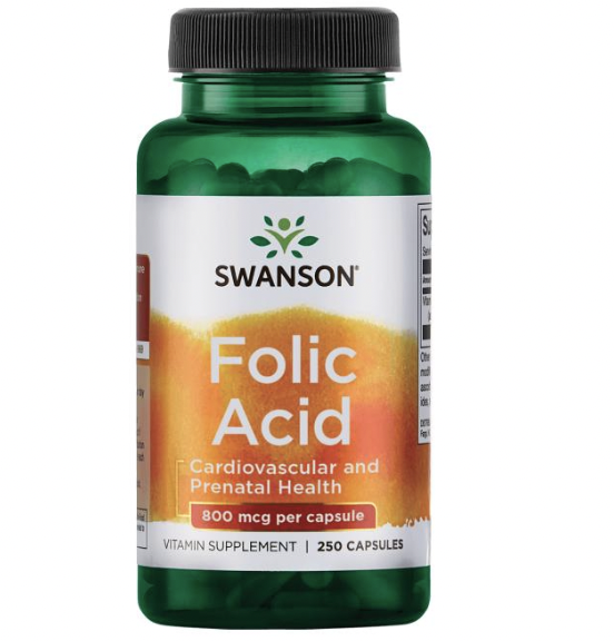 Swanson Folic Acid 800 mg 250 caps exp 9/2024 | Lazada PH