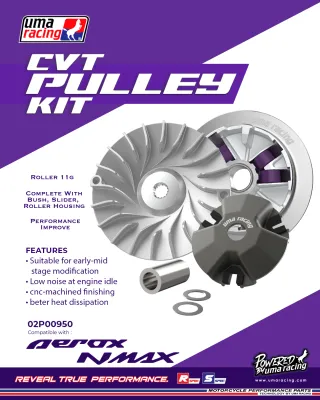 NEW! UMA Racing Pulley Drive Face V3 for Yamaha NMAX and Yamaha Aerox
