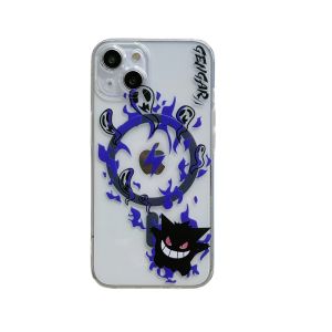 Magsafe โปเกมอนน่ารักแม่เหล็ก Pikachu เคสโทรศัพท์กันกระแทกสำหรับ iPhone 16ProMax 15ProMax 14ProMax 13ProMax 12ProMax Pikachu. เคสโทรศัพท์สำหรับ iPhone 16 15 Plus 14 12 11 13เคสโทรศัพท์14Pro 15Pro 16Pro iPhone 12Pro 13Pro