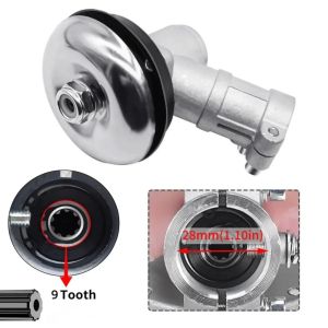 Trimmer Gearbox Gearhead Brush 26/28mm 9T Cutter Grass Trimmer Replace Gear Head Lawn Mower