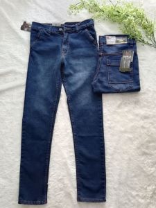 Promo Celana Jeans Panjang Pria Dewasa Terbaru Slim fit Skinny Premium Distro Bahan Denim Stretch lentur melar Celana Pensil Cowok laki laki Terlaris Bisa cod Size Jumbo Varin Warna Hitam Bio Blitz Bio Stoone navy