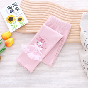 BOBOHO - CELANA KASUAL ANAK PEREMPUAN GAYA RAMPING / CELANA LEGGING ANAK PEREMPUAN / CELANA PANJANG MOTIF KARAKTER
