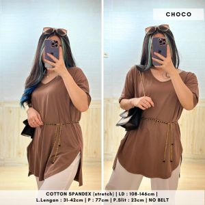 4120 kaos sabine slit bigsize kaos polos oversize bubble