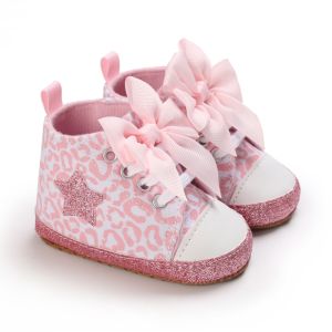 2026 Spring New Baby Girl Shoes Bow Baptismal Shoes Bowknot Princess Shoes Soft Sole Toddler Shoes Newborn Sandals