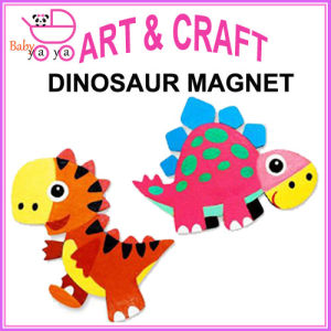 2 in 1 Dinosaur Magnet Kit Coloring Painting 儿童工艺恐龙磁铁 亲子活动 Fridge Magnet Kraf dan Mainan Aktiviti keluarga