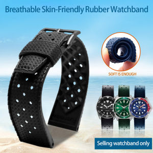Premium Grade Fluororubber Tropic Watch Strap 20mm 22mm For Seiko SRP777J1 New FKM Watch Bands For Mens Fashion Business Watchb2026