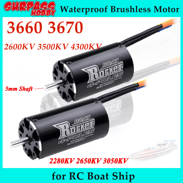 SURPASS HOBBY 3660 3670 3500KV 2280KV Poles Brushless