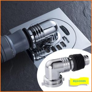 Đầu khớp nối thoát sàn chữ L chống tràn nước ngăn mùi hôi cho máy giặt máy rửa chén bát phòng vệ sinh - Khớp nối chữ L thoát nước sàn nhà thông minh