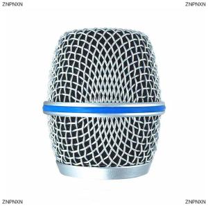 [COD] ZNPNXN ไมโครโฟน Grill HEAD ไมโครโฟน Grille BALL HEAD COVER อะไหล่อุปกรณ์เสริมเปลี่ยนไมโครโฟนโลหะ Mesh HEAD DIY อุปกรณ์เสริมสำหรับ Shure beta58a