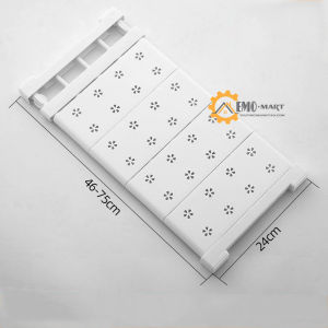 Kệ Chia Ngăn Tủ Có thể thay đổi chiều dài phù hợp tủ Không cần khoan bắt vít Thép chống rỉ sơn tĩnh điện cao cấp Chịu lực