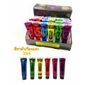 🔥&lt;&lt;พร้อมส่ง&gt;&gt; สีทาตัวเรืองแสง 25 ml.ในไฟ blacklight สีสะท้อนแสง สีเพ้นต์ตัว Body paint วาดตัว สีปาร์ตี้ fullmoon เพ้นต์ลาย. 