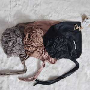 Defa Ciput turki cepol anti slip geser silikon anti budeg anbud tali belakang premium viral terbaru