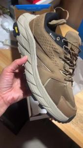 HOKA Anaka Low-Top Wear-Resistant Autumn Runway Brown Spot Export Sports Breathable Technology Universal Sneakers