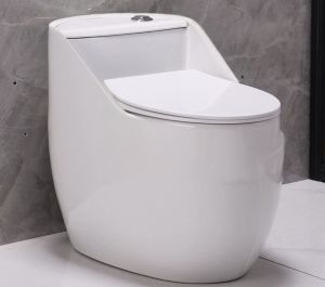 L.Hê Freeship Bồn Cầu Trứng Cao Cấp Yamato R56 Men Nano Phủ Ceramic Chống Bám Bẩn Xả Xoáy Kết Hợp Đẩy Mạnh Nắp Rơi Êm Bảo Hành 15 Năm