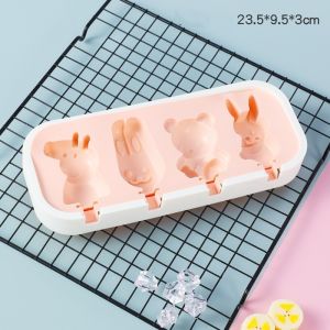 [HCM] Khay làm kem khuôn làm kem silicone khuôn kem que bộ đồ dụng cụ làm kem cho bé-Randy