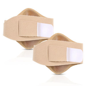 1 Pair Arch Support Braces Adjustable Non Shedding Soft Silicone Strap Arch Support Comfortable Cushioning Stress Relieving Foot Care