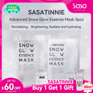SASATINNIE Advanced Snow Glow Essence Mask (5pieces)